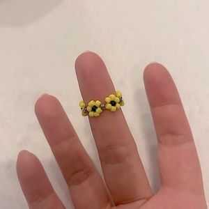 🌻 Handmade Sunflower Ring